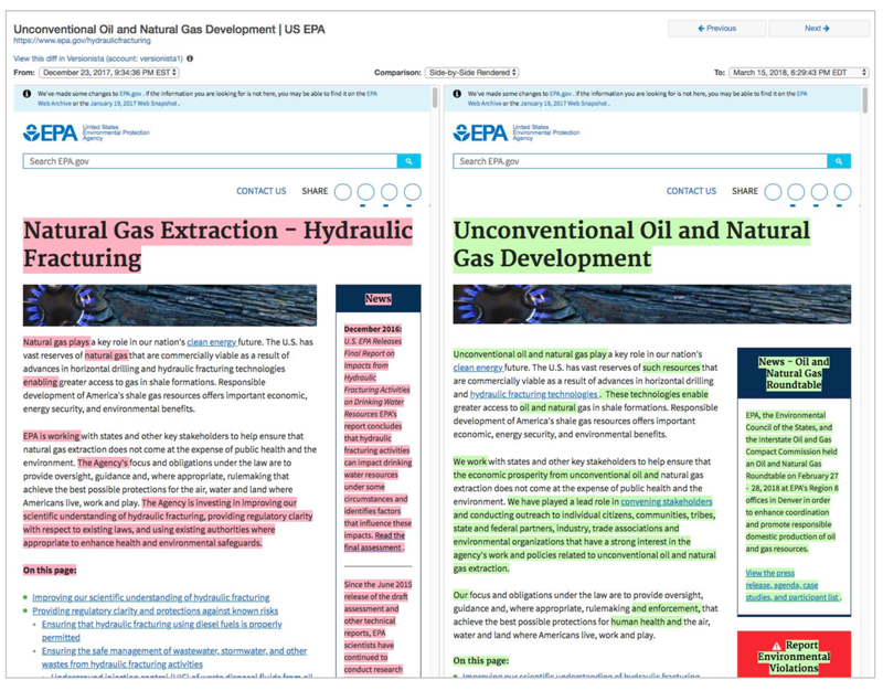 The new homepage of the EPA’s unconventional oil and gas nee hydraulic fracturing page.